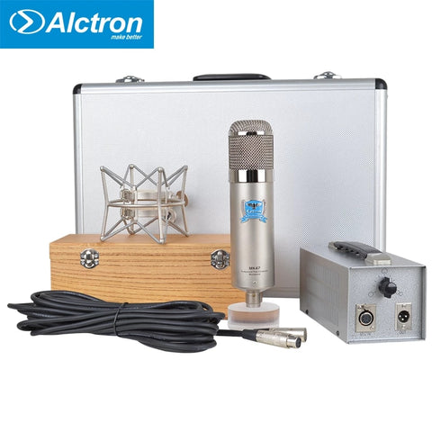 Alctron MK47 Professional Large Diaphragm Tube Condenser Studio Microphone (U47)