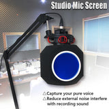 PF8 pop filter microphone isolator booth