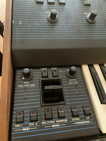 Vintage Oberheim ob xa synth owned by Alphonse Mouzon Astound Sound