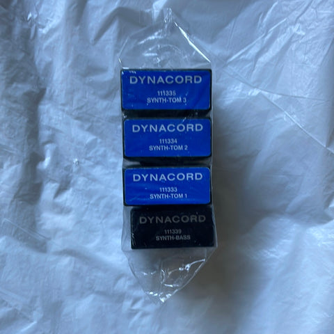 Dynacord Synth Drums cartridges for Percuter or P20 owned by Alphonse mouzon