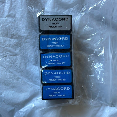Dynacord Ambient Toms + Rim cartridges for Percuter or P20 owned by Alphonse mouzon