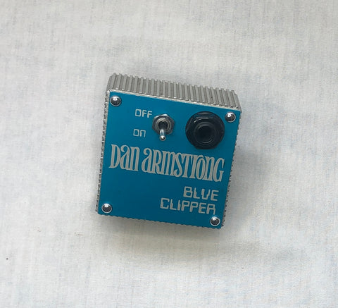 Vintage Dan Armstrong Blue Clipper guitar effect owned by Alphonse Mouzon