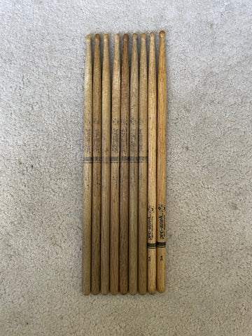 ProMark 3A drum sticks 4.5 pairs owned by Alphonse Mouzon