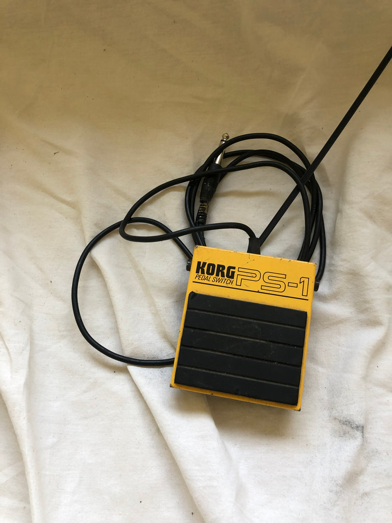 korg sustain pedal Korg PS-1 keyboard sustain pedal owned by Alphonse Mouzon – Astound Sound
