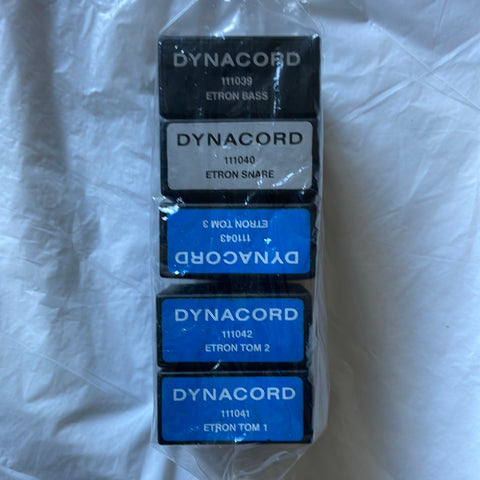 Dynacord Etron drums cartridges for Percuter or P20 owned by Alphonse Mouzon