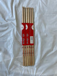 3-pairs of Vic Firth AJ5 Hickory Drumsticks owned by Alphonse Mouzon